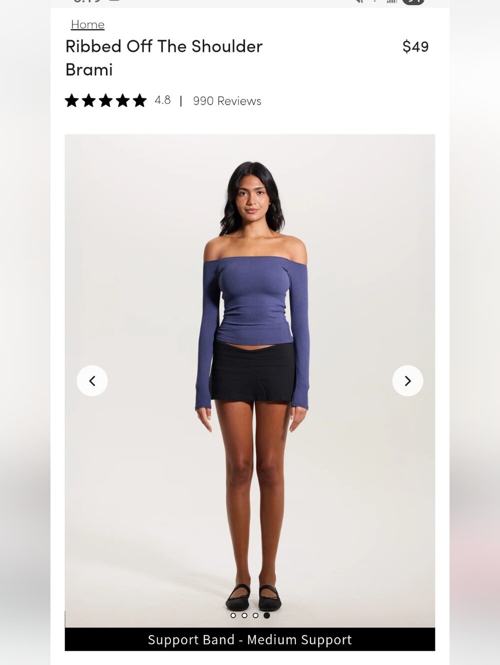 Klassy Built In Bra Top